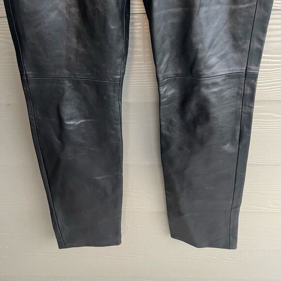 EUC BCBG Max Azria 100% genuine leather pants - Picture 4 of 12